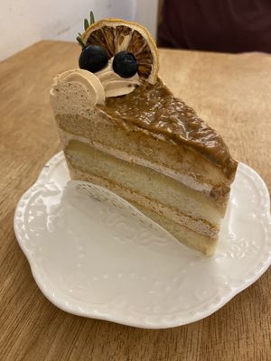 Thai tea and vanilla cake   at Yi Ke Shu - Tanjung Bungah in Penang