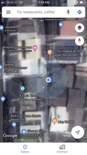 Where it actually is.  at Number One Vegetarian in Bangkok