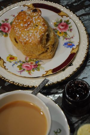 Popular, own recipe vegan scones at Debbie Bryan at Debbie Bryan - Nottingham City Centre in Nottingham
