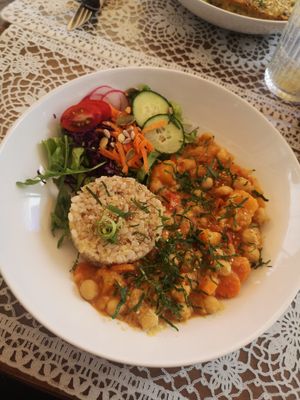 Chickpea stew at PurEssence in Alvor