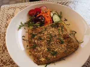 Tofu shepherds pie at PurEssence in Alvor