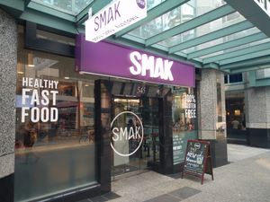 entrance at SMAK - Granville St in Vancouver
