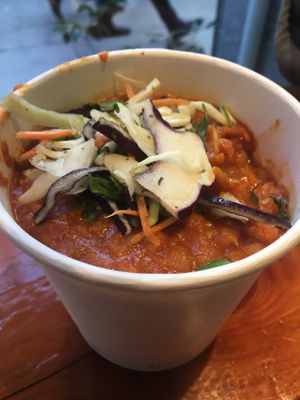 Vege chilli  at SMAK - Granville St in Vancouver