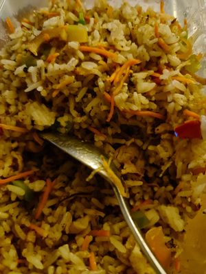 Claytpot fried rice (takeaway) at Huong Viet in Footscray