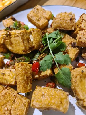Lemongrass tofu at Huong Viet in Footscray