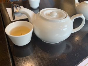 Complementary tea which was delicious!  at Huong Viet in Footscray