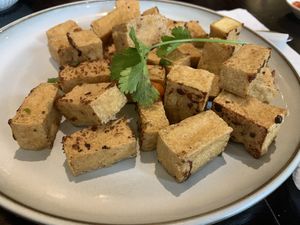 Salt and pepper tofu. So good!   at Huong Viet in Footscray