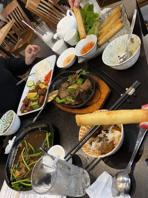 I can’t fault anything on this menu  at Huong Viet in Footscray