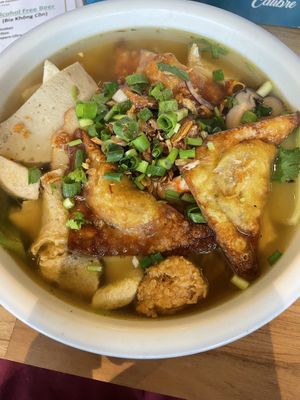 Wonton soup  at Huong Viet in Footscray