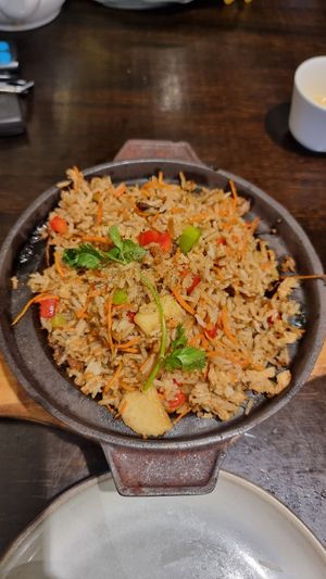 Combination fried rice at Huong Viet in Footscray