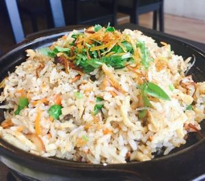 Barbecued fried rice at Huong Viet in Footscray