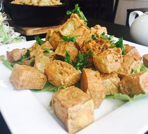 Salt and pepper tofu at Huong Viet in Footscray