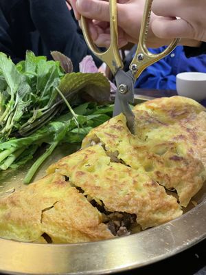 Banh xeo   at Huong Viet in Footscray