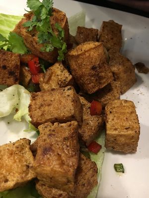 Salt & Pepper Todu at Huong Viet in Footscray