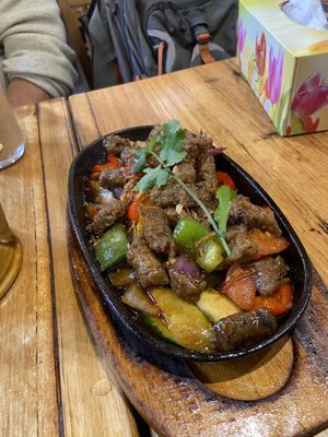 Sizzling beef   at Huong Viet in Footscray