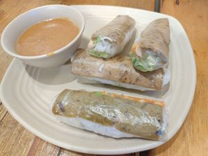 Rice Paper Rolls at Huong Viet in Footscray