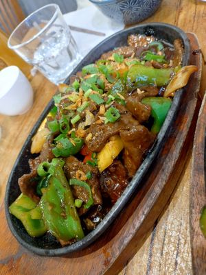 Sizzling Beef at Huong Viet in Footscray