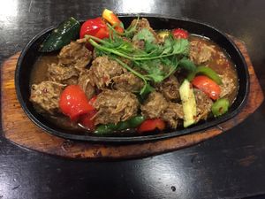 Vegan goat at Huong Viet in Footscray