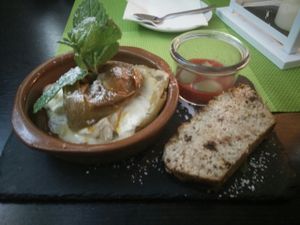 Named Some with Ice Cream and warm Banana Bread at Marsim Bistrobarante in Mallorca