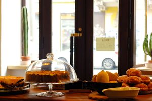 some of our great cakes at Ocka in Leipzig