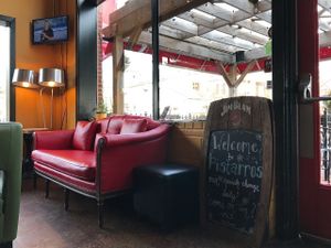 waiting area at Pistarro in Frederick