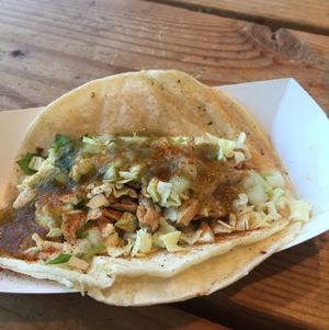chic'n taco at Hug Life in Garden Grove