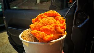 Vegan ice creamm  at Hug Life in Garden Grove