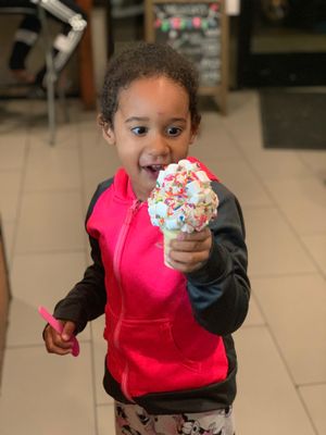 That’s a single scoop!! at Hug Life in Garden Grove