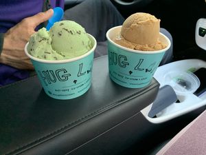 Mint chip and coffee at Hug Life in Garden Grove