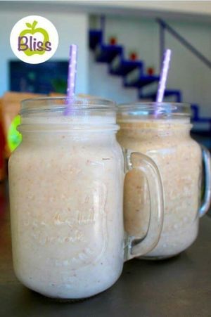 smoothies at Bliss Tienda Vegana in Mazatlan