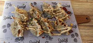 Gyosa vegan at Roots in A Coruna