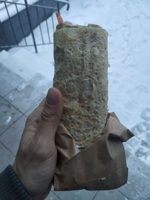 Falafel at Vegano Hooligano in Ivano-frankivsk