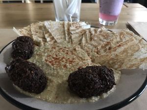 Falafel Hummos  at Vegano Hooligano in Ivano-frankivsk