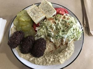 Falafel Salad Platter  at Vegano Hooligano in Ivano-frankivsk