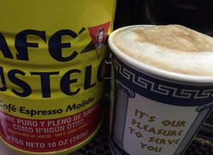 coffee at Juicy Lucy Juice Bar in New York City