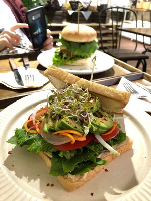 Hummus sandwich  at The Picker - 더 피커 in Seoul