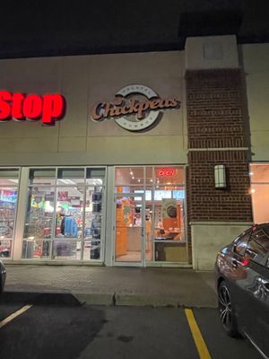 Outside at Chickpeas in Ottawa