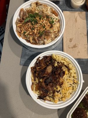 HUMMUS FATTAH AND KOSHARI BOWL ARE AMAZING  at Chickpeas in Ottawa