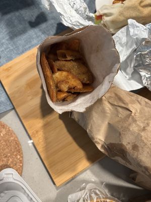 Potato wedges  at Chickpeas in Ottawa