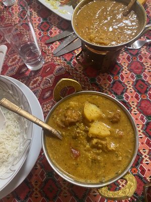 Aloo Gobi and Daal  at Himalaya Sherpa in Wiesbaden