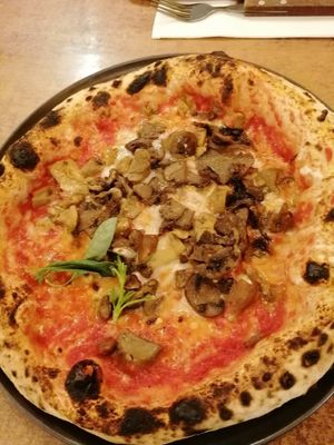 Boscailoa pizza. at Crust  in Liverpool