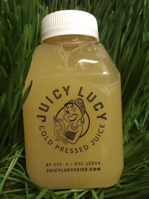 Hand crafted in small batches daily! at Juicy Lucy Juice Bar in New York City