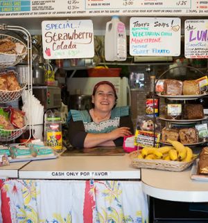 Best little juice bar in the East Village. at Juicy Lucy Juice Bar in New York City