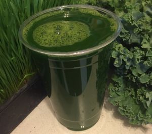 The greener the better! at Juicy Lucy Juice Bar in New York City