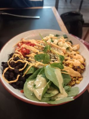 Mexican bowl at Scheckter's Raw in Cape Town