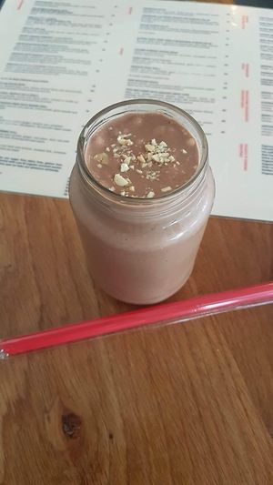Snickers smoothie at Scheckter's Raw in Cape Town