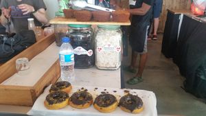 Snacks at Scheckter's Raw in Cape Town