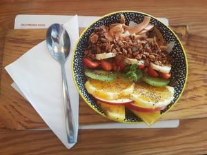 Snickers bowl at Scheckter's Raw in Cape Town