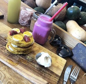 Love the pancakes 💕 at Scheckter's Raw in Cape Town