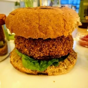 Burger  at Vegan Express in South West London